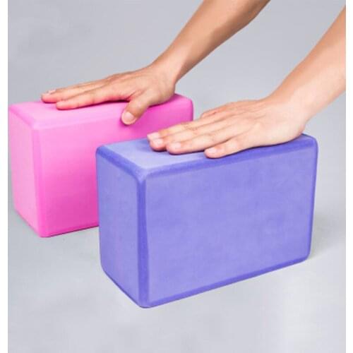 EVA Yoga Block Foam Block Brick Exercise Fitness Tool Pilates Equipment Workout Stretching Aid Body Shaping Health Training