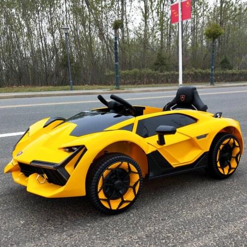 Childrens electric car four wheel remote control baby toy car with rocking car