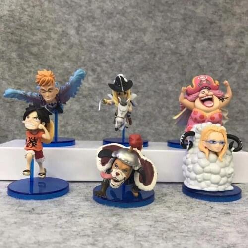 One Piece WCF Luffy Marco BIG MOM Charlotte Linlin Kalifa Oriental Zodiac Vol.2 PVC Action Figure Collectible Model Toys Doll