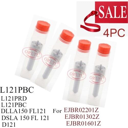 4 pieces L121PBD L121PRD L121PBC D121 DLLA150FL121 Diesel Injector Nozzle For F0RD Focus EJBR01601Z EJBR01302Z EJBR02201Z