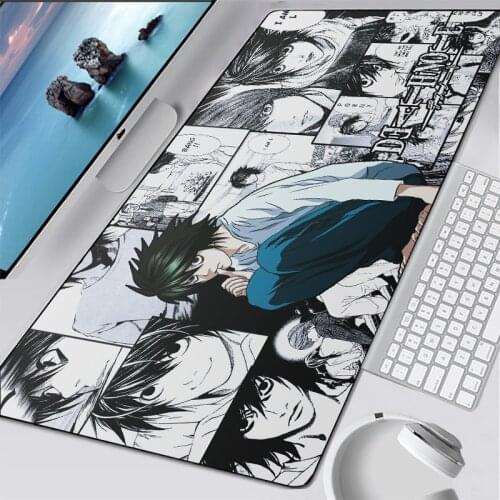 2021 Death Note MatsKira Gaming Mouse Pad Big Keyboard Mousepad Anime Notebook Gamer Accessories Padmouse Mat