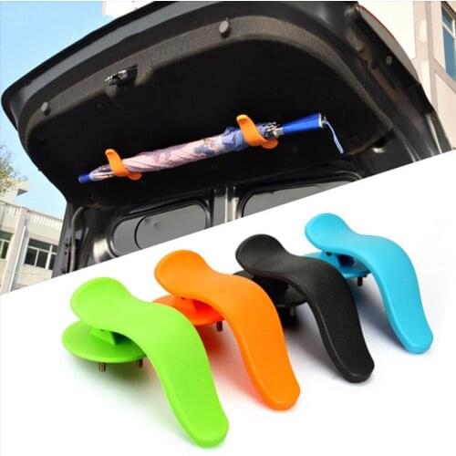 Youwinme 1pair ABS Car Styling Interior Clip Hook Umbrella Rack Trunk Cover Auto Fastener Multifunctional