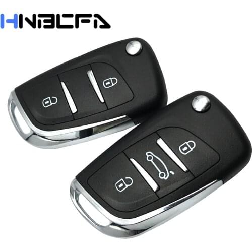 Modified Remote key Case For Citroen C2 C3 C4 Berlingo Xsara Picasso Peugeot 306 307 407 807 3008 5008 Partner VA2/HU83 CE0523