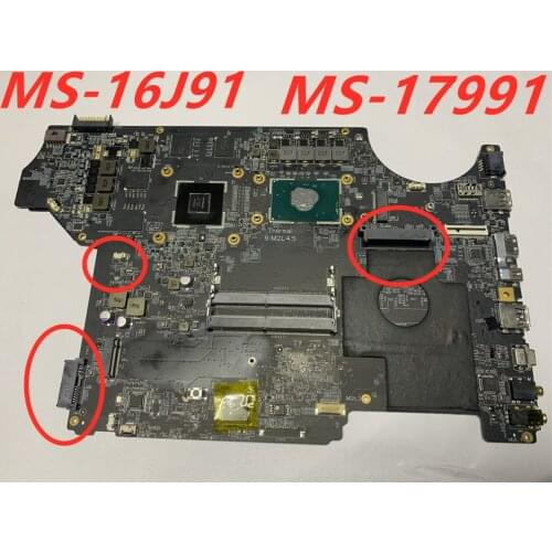 MS-16J91 mainboard FOR MSI MS-16J9 MS-1799 GE62VR GP62VR GL62 GP72VR GL72VR GE72VR LAPTOP WITH I7-7700HQ AND GTX1050MTI