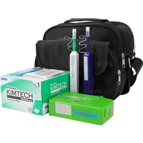 Free shipping CL520 Fiber Optical cleaning tool kit cleaning pen cassette cleaner cleaning wipes and cleaning Sticks SC/LC,Large