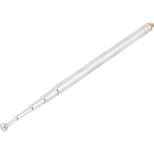 RC model Car 5 Silver 5 section 3 mm external threaded expansion antenna