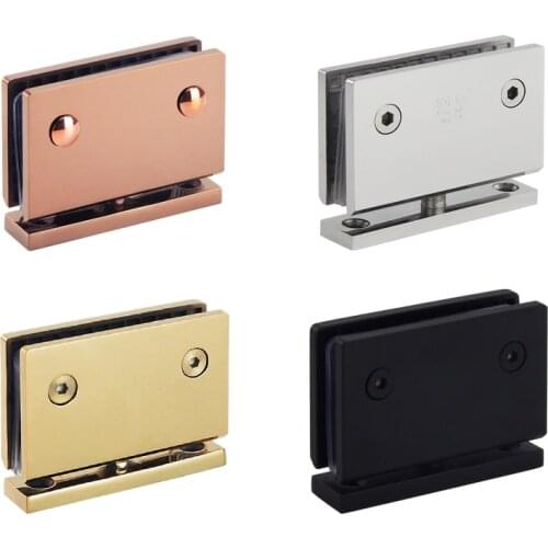 Glass Door Bathrooms Stainless Steel 304 Wall Mount Color hinge Shower 360 Degree Door Shaft Glass Door Rotating Shaft Hinge