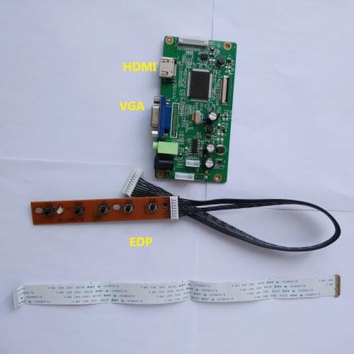 LED VGA HDMI LCD EDP mini Controller Board diy KIT For NV156FHM-N47/N48 NV156FHM-N49 card Screen PANEL