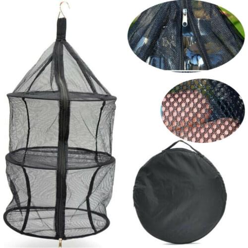 3 Layers Mesh Drying Net Rack Folding Hanging Clothes Laundry Sweater Basket Multi-functional Outdoor Camping Storage Basket