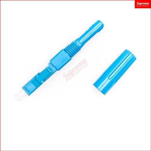 UNIKIT LC UPC 0.9mm SM fiber optic quick connector LC Embedded type FTTH Fiber Optic Fast Connector Adapter For Cold Splice