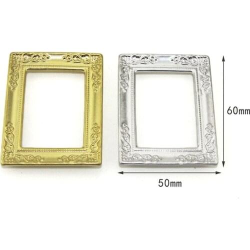1 Pc Mini Oil Painting Dollshouse Miniature 1:12 Diy Dollhouse Miniature Furniture Doll House Resin Picture Frame