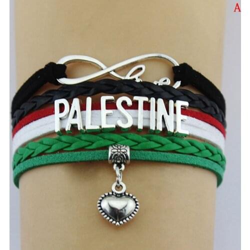 1PC New Creative Palestine Bracelet Charm Palestine Bracelets Fashion Women And Men Jewelry