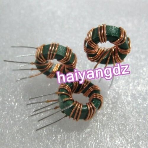 5pcs/1495-300UH 0.5 Line Magnetic ring Common mode inductors Three winding inductance