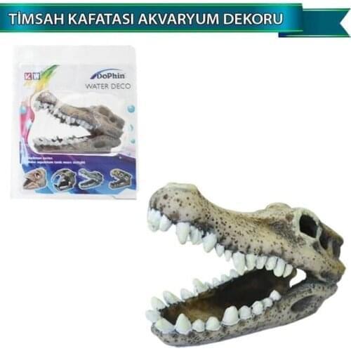 Dophin Aquarium Decor Crocodile Skull 178905787 aquarium, the fish, fish manure, fish decoration, Aquarium air system