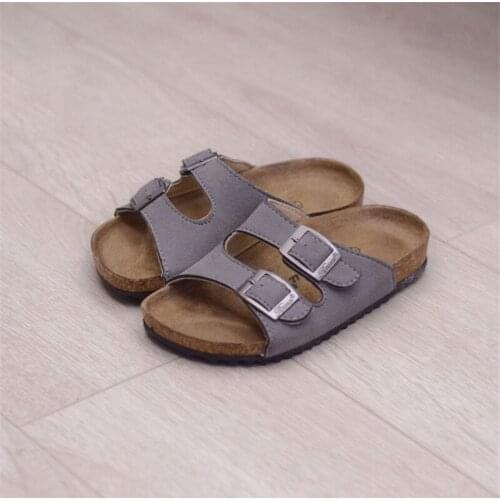 Children Sandals Girls Beach Ssandals Summer new fashion children cork slippers boy word cool slippers casual non-slip sandals