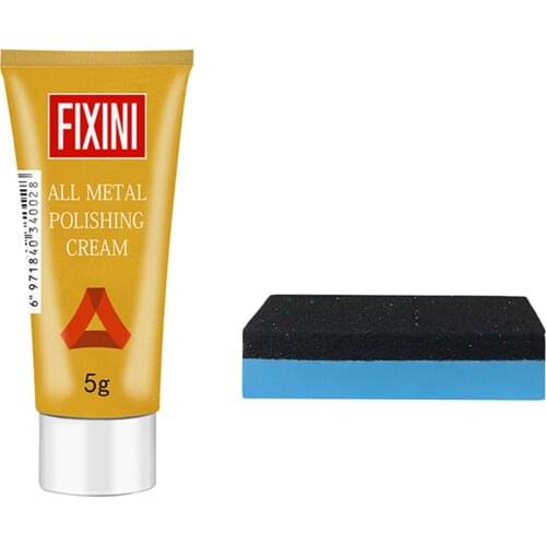 FIXINI All Metal Polish Cream 5g Rust Remover Plant Essence Extract Super Safe Cream Cleaning Tool Household Cleaning Chemicals