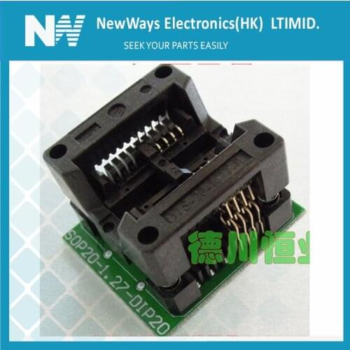 Ic Socket Sop8 To Dip8 Cnv-Sop-Dip20 , 200Mil 208Mil Test Block Single-Sideband Programmer Adapter
