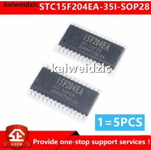 Kaiweikdic New imported original STC15F204EA-35I-SOP28 15F204EA MCU microcontroller SOP28 The integrated circuit