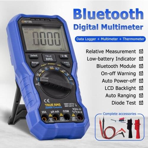 OWON OW18E 4 1/2 Digits Intelligent BLE4.0 True Effective Value Digital High-Precision LCD Wireless Connection Multimeter