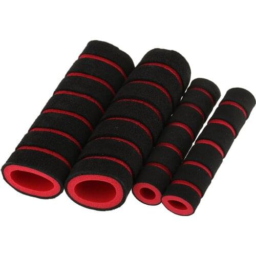 4x Motorcycle Motorbike Foam Sponge Nonslip Handlebar Hand Grips Cover Set
