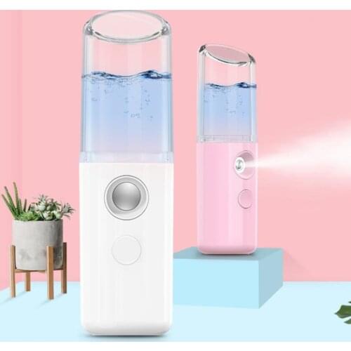 Nano Face Handy Mist Sprayer Steamer Rechargeable Facial Mister Women Girls Skin Care Pa Moisturizing Hydrating Steamer