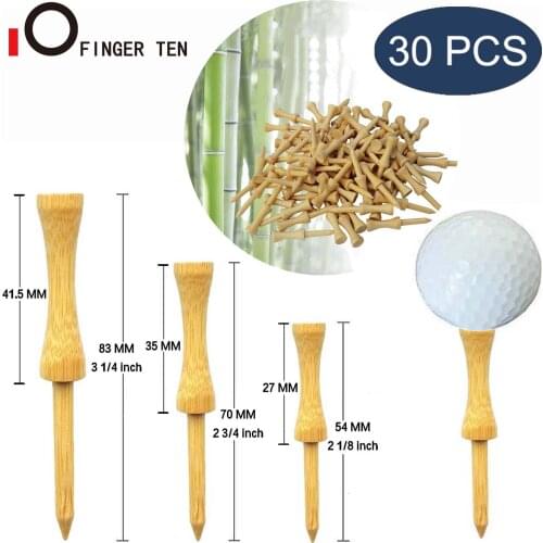 New Set Unbreakable Golf Tees Wood Bamboo 54mm 70mm 83mm for Driving Durable Balls Holder Training Castle Tee Drop Shipping