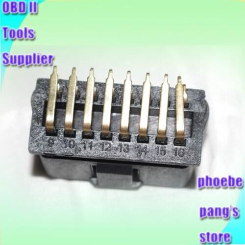 Wholesale J1962 OBD OBD2 OBDII 16Pin Male Connector Plug with 90 Degree Pins 50pcs