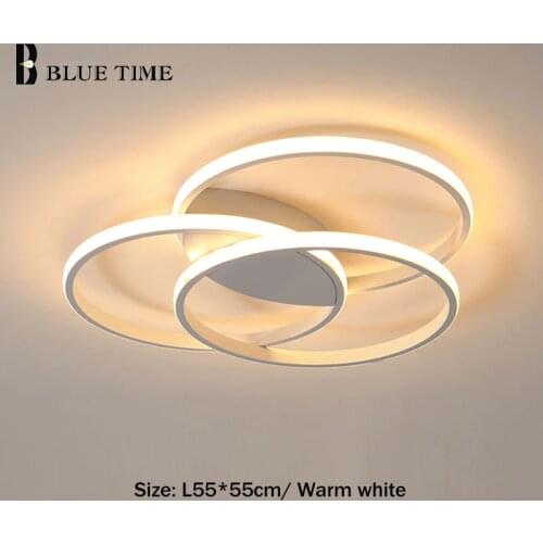 New Black White Ceiling Light For Bedroom Corridor Living room Dining room Kitchen Dimmable Home Lighting Ceiling Lamp Fixtures