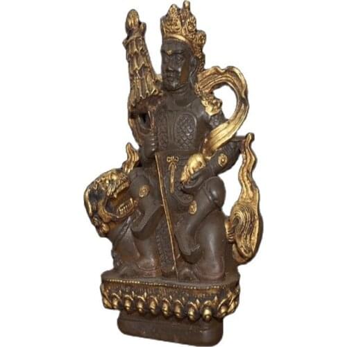 Early collection of antique hand carved glass gilt carving (treasure King Buddha) like family collection ornaments