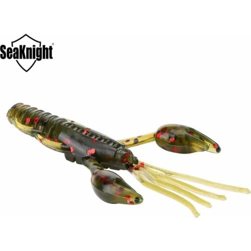 SeaKnight SL020 Soft Lure Shrimp 8PCS/lot Silicone Lure Soft Worm Shrimp Soft Fishing Lures Bass Carp Fishing Lures 1.8g 60mm