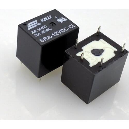 SRA-12VDC-CL 12V relay 5Pin 20A large current relay 100pcs/lot