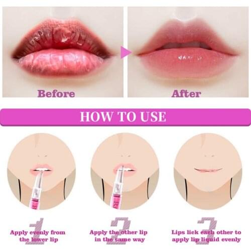 Cherry Blossom Lip Serums Repair Lip Cracks Moisturizing Lightening Lip Lines Exfoliating Lip Care MH88