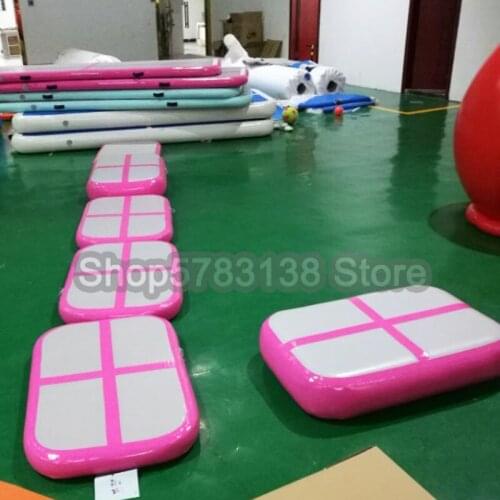 1*0.6*0.1m Or 1*0.6*0.2m Air Track For Gymnastics Home Use Gym Mat Floor Mini Size Tumble Track Mat Air Floor For Kids Cheap