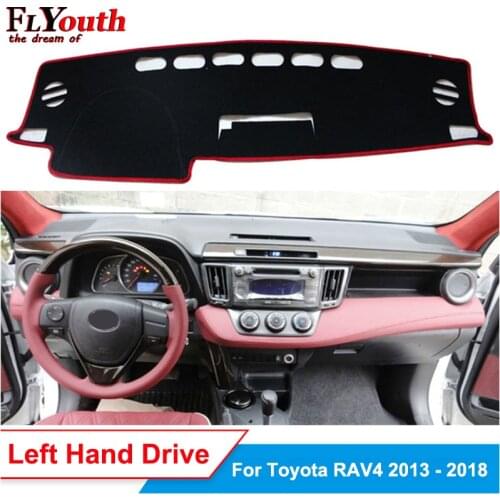 Car Dashboard Cover For Toyota RAV4 2013 2014 2015 2016 2017 2018 RAV 4 Dash Mat Sun Shade Pad Carpet Anti-UV Non-slip 1Pc