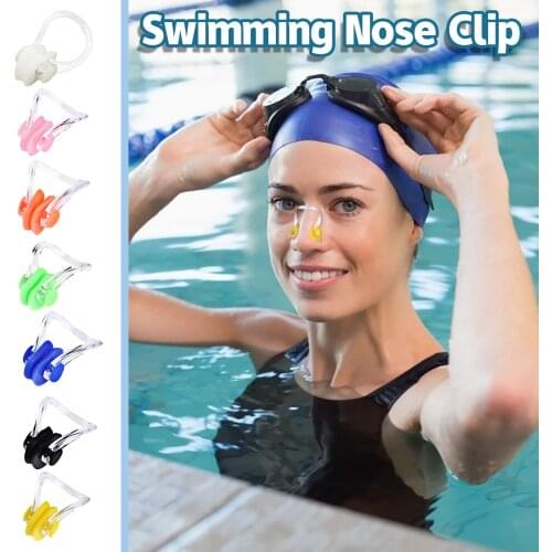 1pc High Quality Reusable Soft Silicone Swimming Nose Clip Comfortable Diving Surfing Swim Nose Clips For Adults Children L3