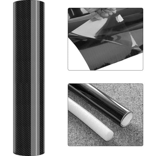 5D Carbon Fiber Look Wrapping Film Car Interior Wrap Waterproof Laptop Phone Sticker Decal Auto Motorcycle Styling Accessories