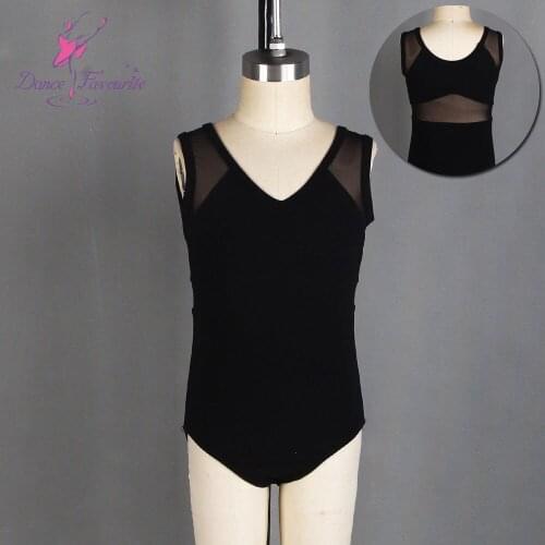New Ballet Leotard Cotton Lycra & Mesh Sleeveless Gymnastics Body Ballet Children dance clothes Ballerina bodysuit