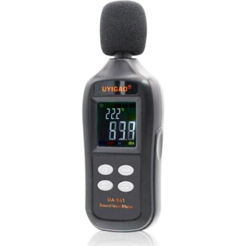 UA961 Digital Decibel Meter Noise Portable Handheld Sound Level Automotive 35-135dB Data Hold Function