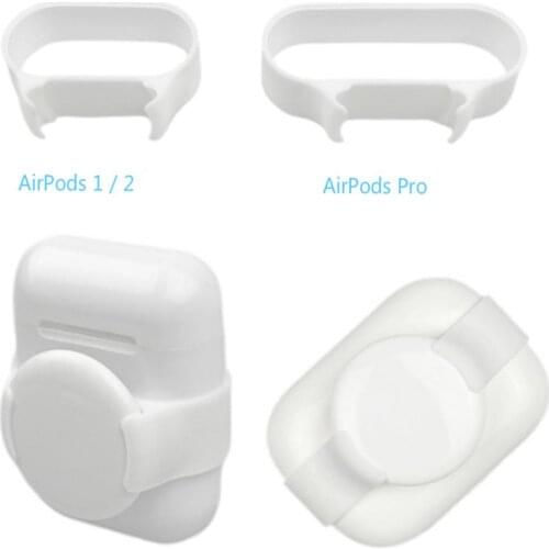 Anti-lost Bracket Holder for AirTag Smart Location Tracker for AirPods 1 2 3 Pro Bluetooth Wireless Earphone Locator Accessories