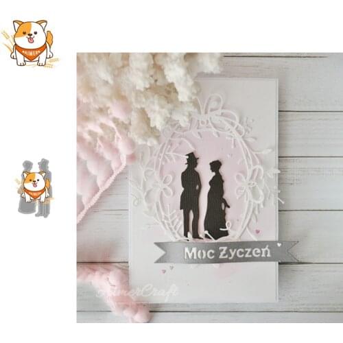 Gentleman Lady Metal Cutting Dies Mold Knife Scrapbooking Stencil DIY Embossing Craft Die Cuts Card Making New Dies For 2020