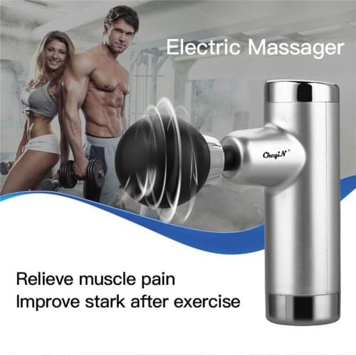 6 Gears Fascia Gun Electric Vibration Body Massager Gym Exercise Muscle Pain Relief Deep Tissue Breast Leg Arm Muscle-building