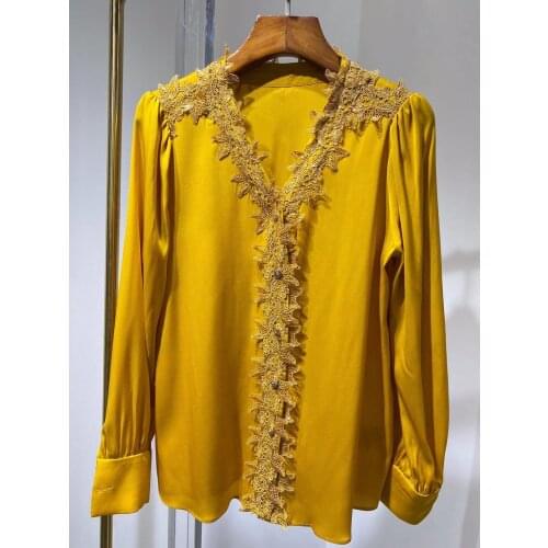 Fyion Women's Shirts With Embroidery