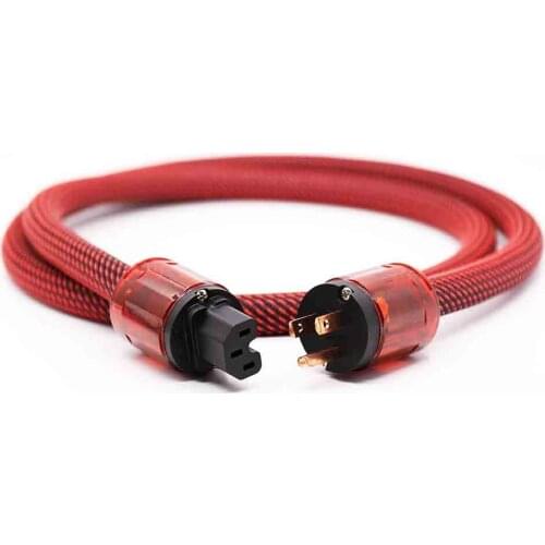 Hi end 5N OFC Pure Copper Hifi Audio US Power Cord Cable Hifi AC Power Cable