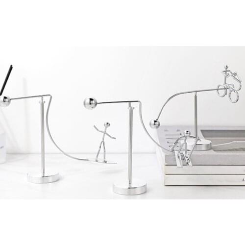 Swing Cycler Desktop Ornament Balance Art Psychology Pendulum Toy Office