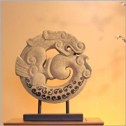 Chinese Antique Home accessories Decoration Flying dragon good luck Dragon wall