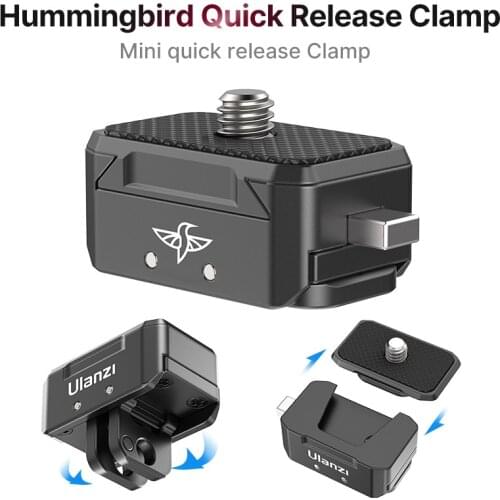 Ulanzi Quick Release Mount Kit Tripod Ballhead Quick Switch Release System for Smartphone Gopro SlR Camera Mount Adapter