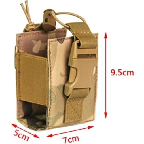 Small Waist Bag Nylon Portable Waterproof Durable Pouch Case Holder Sportswear Accessories Radio Walkie Talkie Bag New