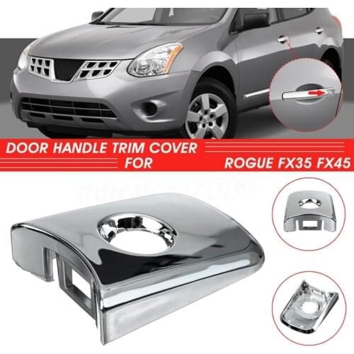 NEW-Front Left Outside Door Handle Trim with Keyhole Cover for Nissan Murano Rogue Infiniti FX35 FX45 80645CA000