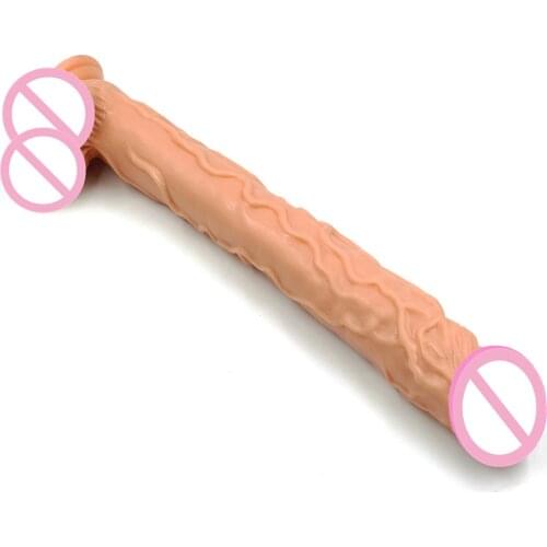 42cm Super Long Huge Dildo Suction Cup Realistic Penis Large Strap-on Dick Cock Penis Sex Toys For 18+ Alduts Women Giant