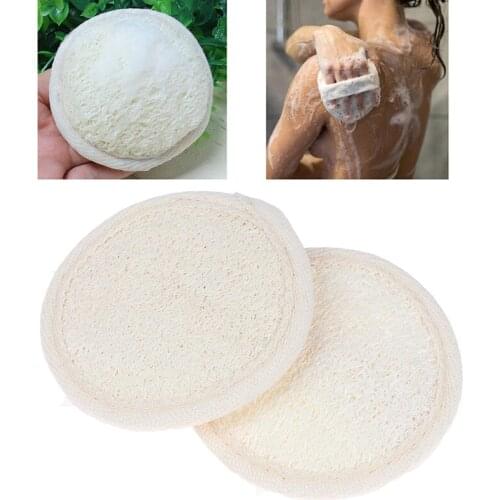 1Pc Exfoliating Gloves Bath Body Shower Sponge Scrubber Natural Loofah Luffa Loofa Bathing Brush